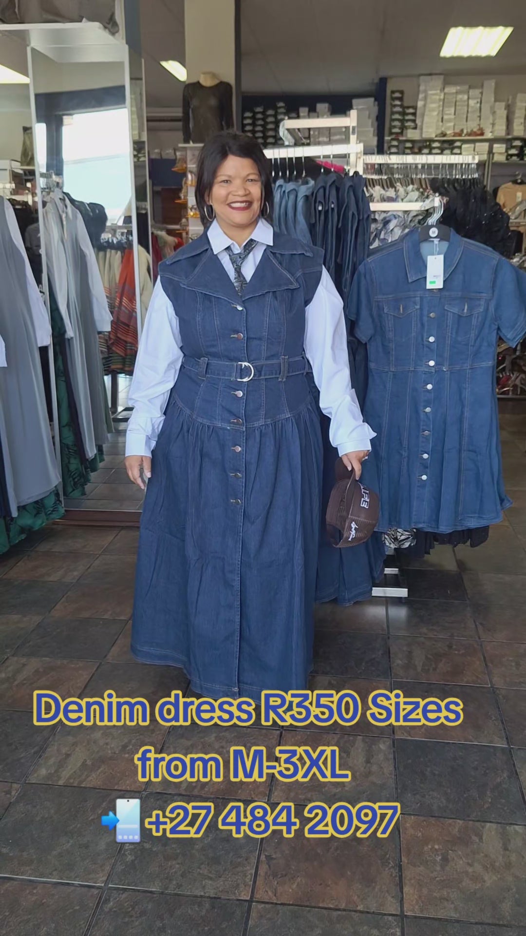 Denim dress